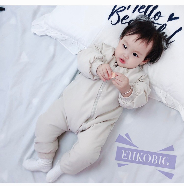 秋冬 ベビー ロンパース ダウンコート カバーオール ジャンプスーツ 防寒ダウンジャケット 男の子 女の子 出産祝い ベビー服 中綿 Supersport Tn