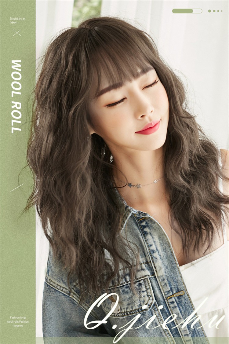 高級品市場 即決 フルウィッグno1065 女性らしい落ち着いたカール感 耐熱 ロング Labelians Fr