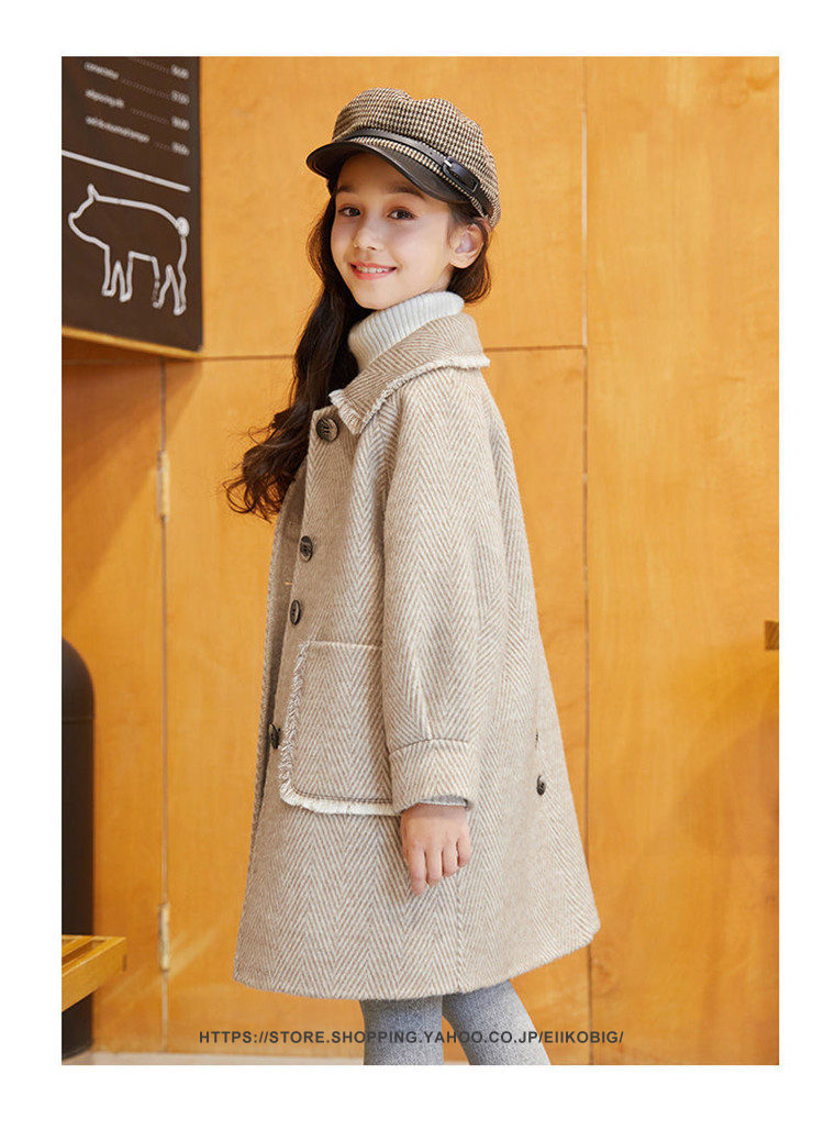 ピーコート Pコート キッズコート ミドル丈 秋冬 ラシャコート 女の子 子供服 ジュニア アウター ジャケット キッズ 中綿コート 防寒  Fcyf7pIphO, 子ども服、シューズ - www.elghoniemy.com