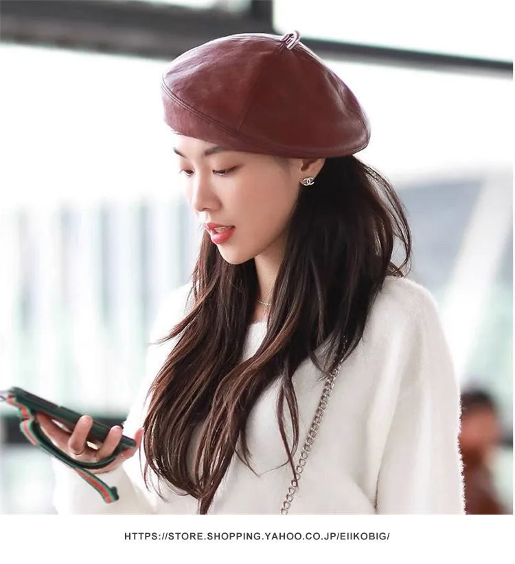希少！！】 大人気 定番 ベレー帽 ブラックトレンド 韓国 帽子