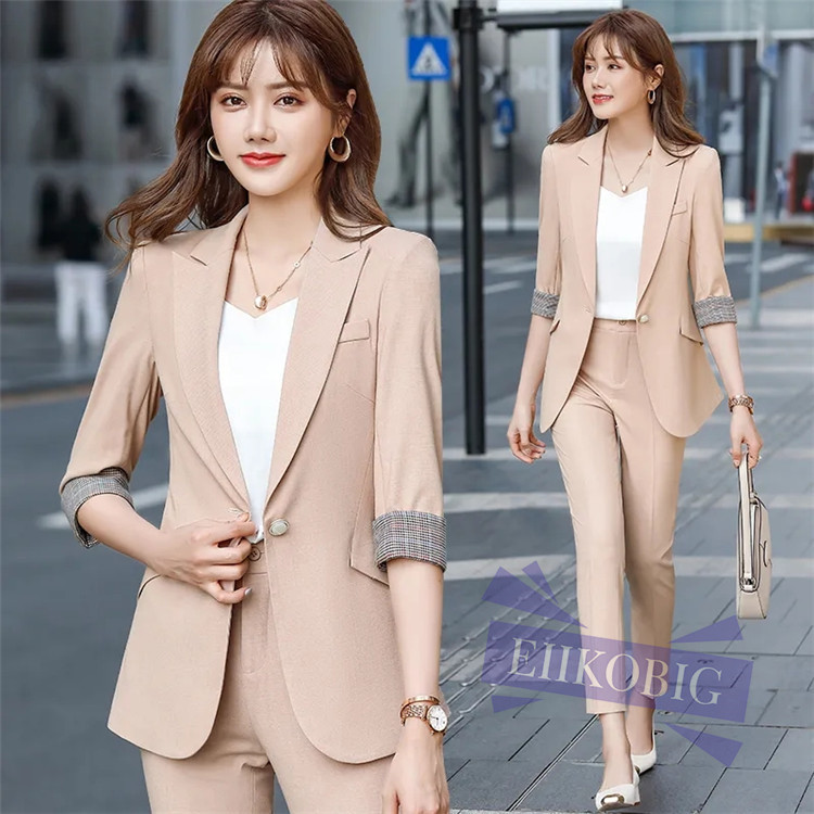 2点セット レディーススーツ 上下セット パンツスーツ リクルートスーツ 通勤 フォーマル オフィス ビジネス セレモニースーツ Y21 Wmssuitset128 Eiikobig 通販 Yahoo ショッピング