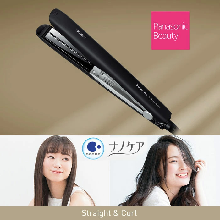 パナソニック ヘアアイロン 2way カール ストレート panasonic ストレートアイロン ナノケア EH-HS0EK プロモデル  カールアイロン 32mm ヘアーアイロン 美容師