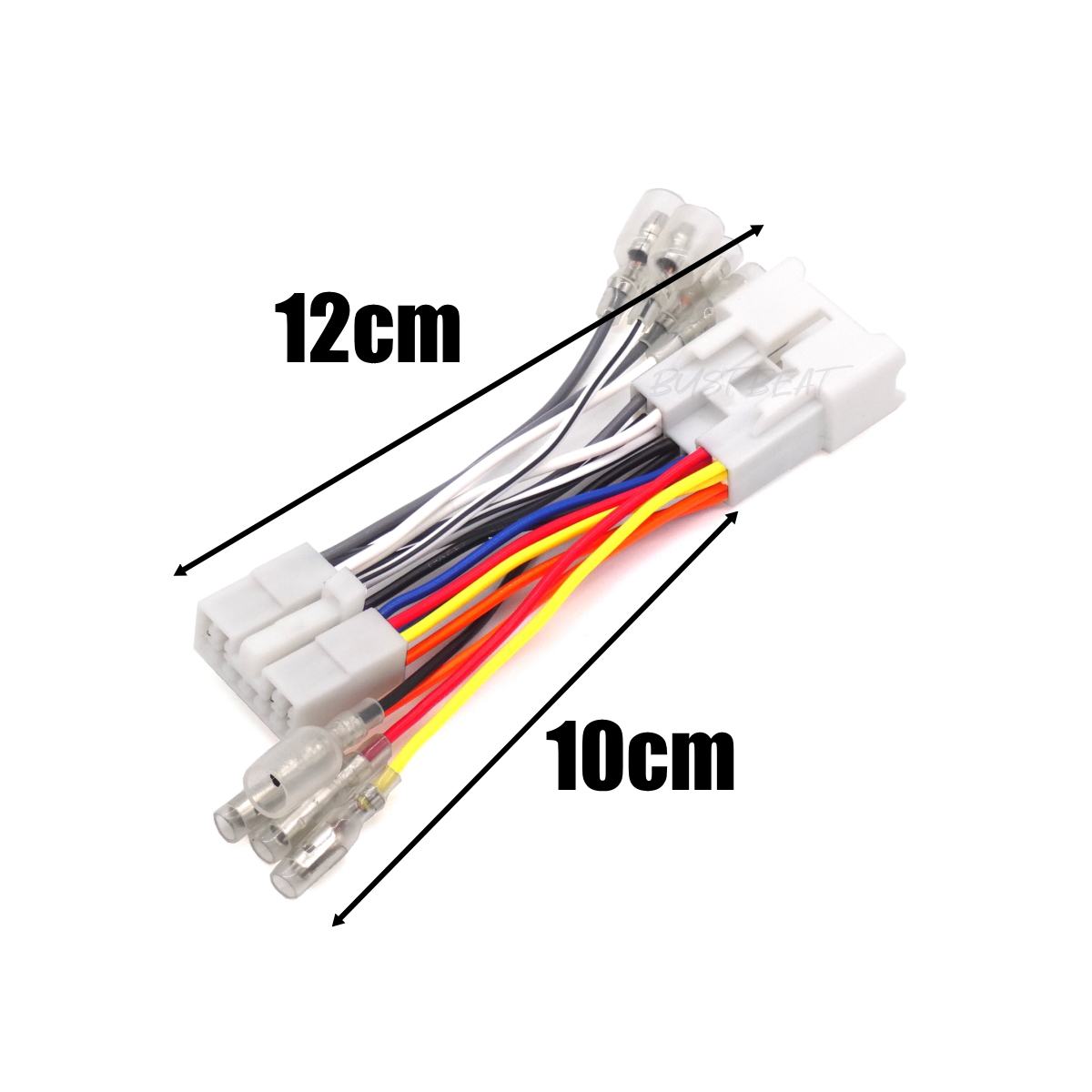 【電源確認済】TOYOTA NSZT-W66T カーオーディオヘッドユニット BUST BEAT トヨタ 純正 NSZT-W66T 対応 10P 中継コネクター 電源