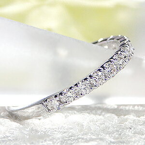 商品画像2 Pt950 ダイヤモンド ハーフ エタニティリング 0.5ct