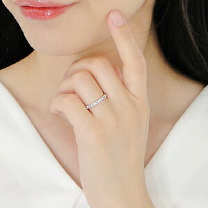商品画像3 Pt950 ダイヤモンド ハーフ エタニティリング 0.5ct