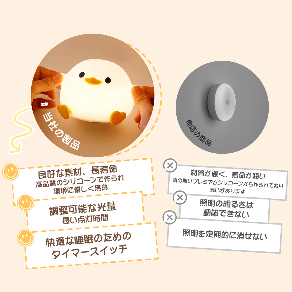 ナイトライト 寝室 赤ちゃん ベッドサイドランプ テーブルライト
