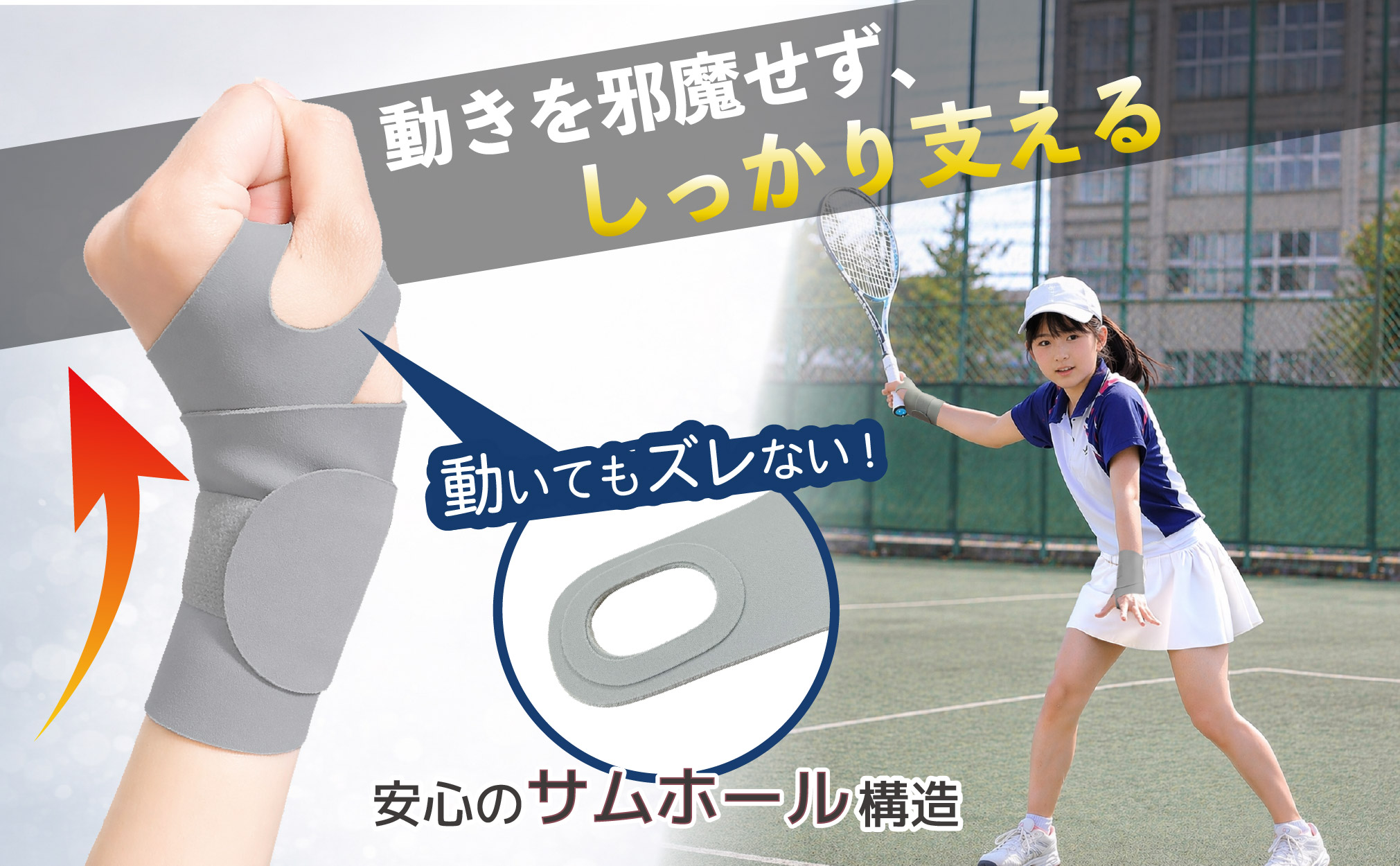 手首サポーター 手首固定 リストサポーター 高弾力 フィット感
