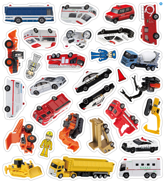 消防車 パトカー 救急車 建設車両 スポーツカー トミカ