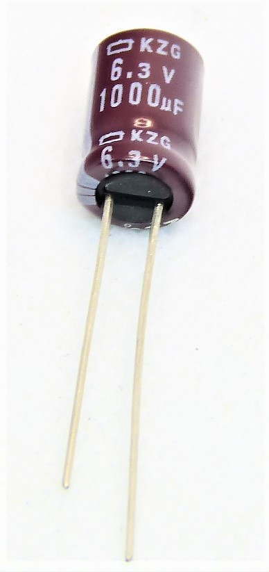 てんてん 電解コンデンサ 25v 1000μF 105°C 1個（25v 1000uf） : かすかべでんき