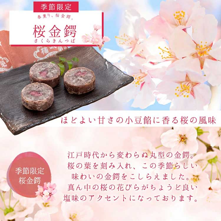 母の日 榮太樓 【季節商品】桜金鍔 6個入（名代金鍔×3個・桜金鍔×3個