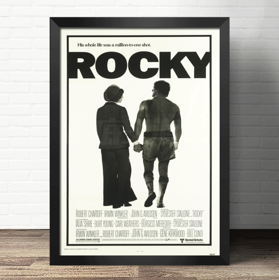 【額縁付き】 ROCKY（ロッキー） A2ポスター Amazon.co.jp: ROCKYロッキー 映画ポスター プリント キャンバス 絵画