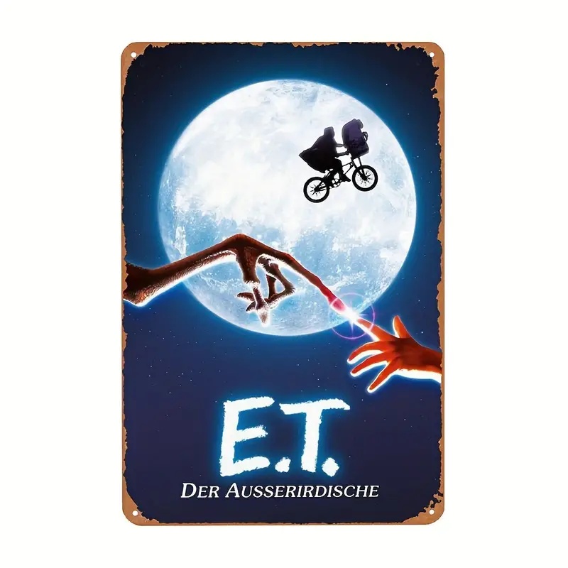 ET』1982年映画ポスター メタルサイン ブリキ看板 インテリア雑貨