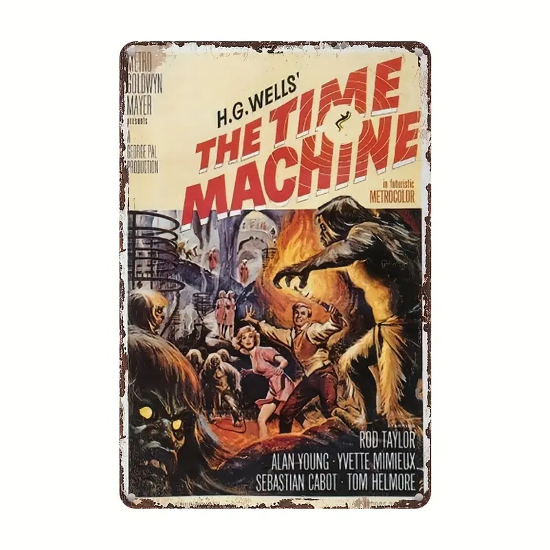 タイム・マシン 80万年後の世界へ』1960年SF映画 ポスター メタル