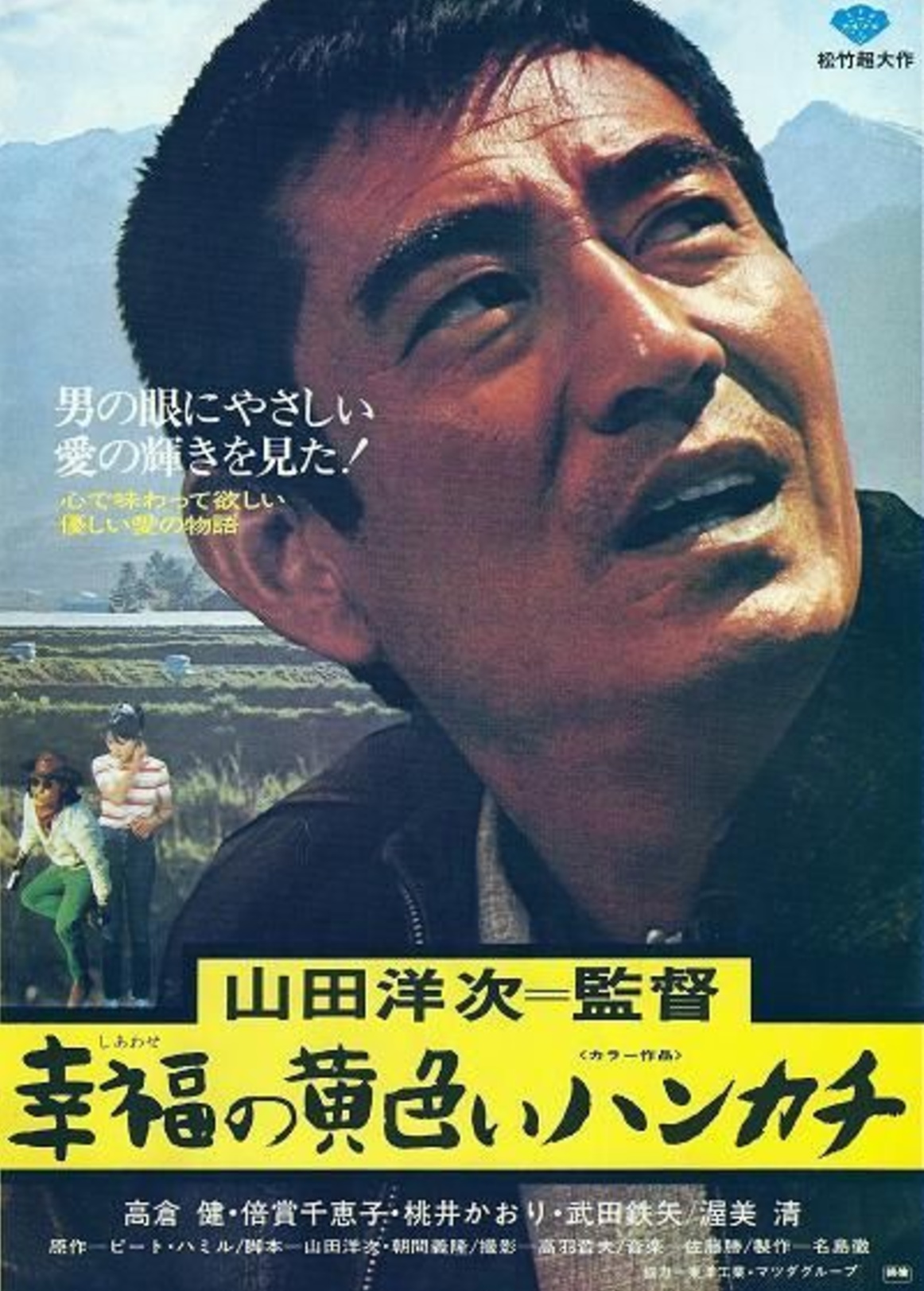 幸福の黄色いハンカチ』1977年日本映画ポスター メタルサイン ブリキ