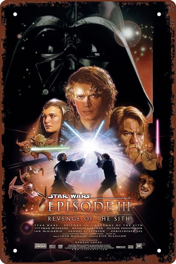 スター・ウォーズ エピソード3』 映画ポスター メタルサイン ブリキ