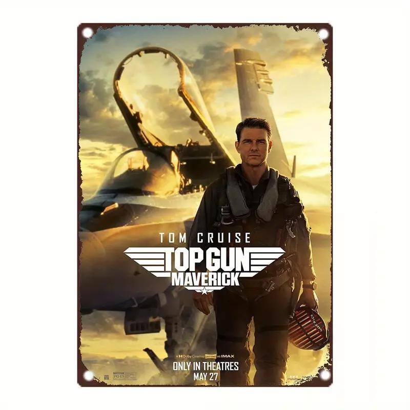 『トップガン マーヴェリック』 映画ポスター　 メタルサイン　ブリキ看板　インテリア雑貨　お部屋　お店　バー　飾り物　