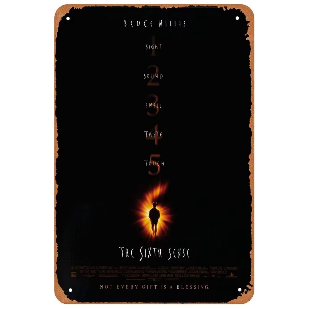 シックス・センス』1999年映画ポスター メタルサイン ブリキ看板