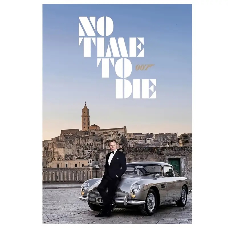 007／ノー・タイム・トゥ・ダイ』映画ポスター メタルサイン ブリキ