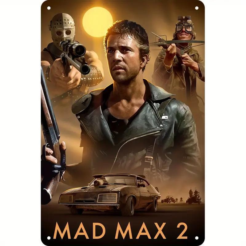『マッドマックス2』映画ポスター メタルサイン　ブリキ看板　インテリア雑貨　お部屋　お店　バー　飾り物　