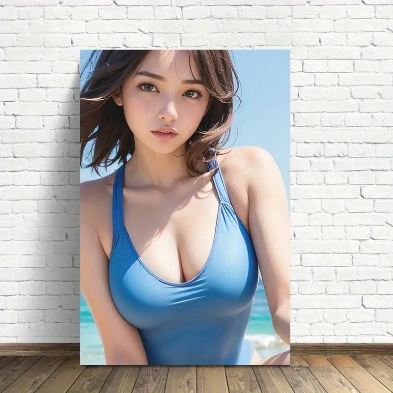 可愛い女の子　　ブリキ看板　金属飾り物　 メタルサイン　インテリア雑貨　 　20cmx30cm