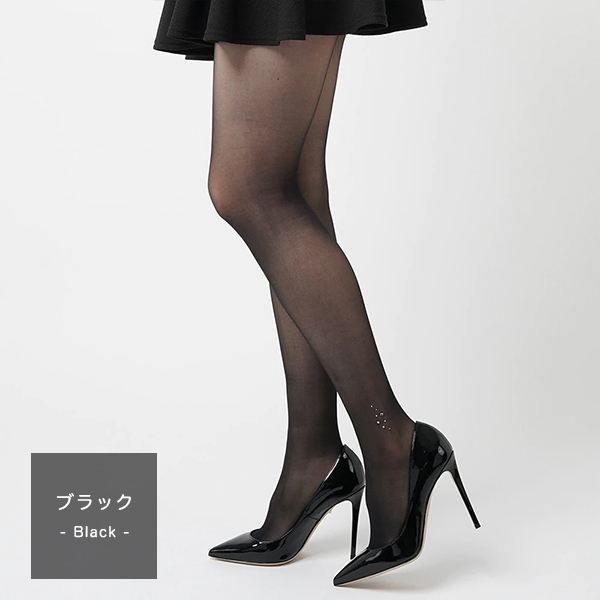 足首ワンポイント Gunze Tuche ワンポイントストッキング スノーフラワー柄 Tucheパンスト 美脚ストッキング Th647e アドバンス通販 通販 Yahoo ショッピング