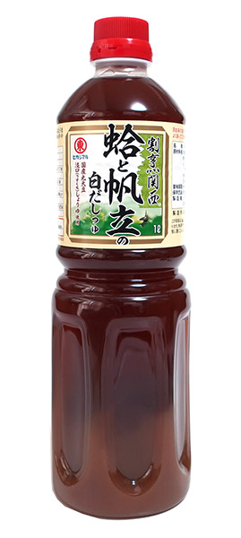 ★まとめ買い★　ヒガシマル　割烹関西蛤と帆立の白だしつゆ　1L　×6個【イージャパンモール】