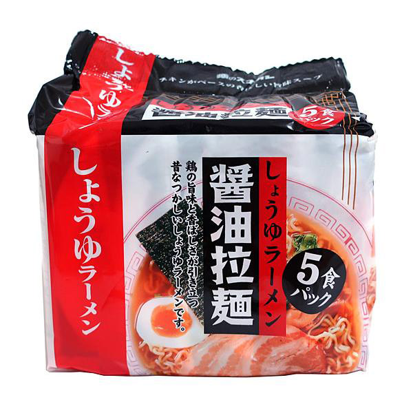 ★まとめ買い★　麺のスナオシ　醤油拉麺　5食　410ｇ　×6個【イージャパンモール】
