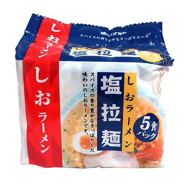 ★まとめ買い★　スナオシ　５Ｐ塩拉麺　5食　×6個【イージャパンモール】