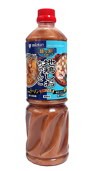 ★まとめ買い★　ミツカン　麺＆鍋大陸　地鶏しおちゃんこスープの素　1180ｇ　×8個【イージャパンモール】