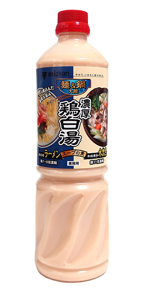 ★まとめ買い★　ミツカン　麺＆鍋大陸　濃厚鶏白湯スープの素　1110ｇ　×8個【イージャパンモール】