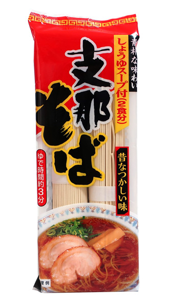 ★まとめ買い★　スナオシ　支那そばしょうゆスープ付（2食分）　244ｇ　×8個【イージャパンモール】