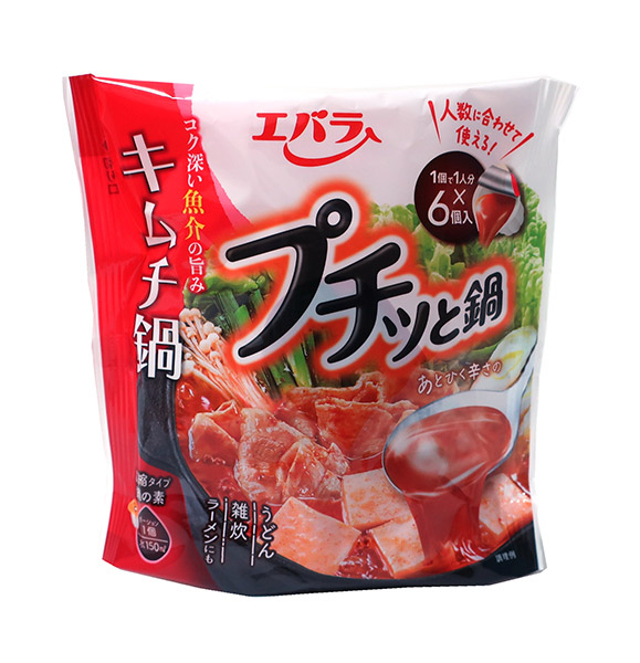 ★まとめ買い★　エバラ　プチッと鍋キムチ鍋　(２３ｇｘ６)　138ｇ　×12個【イージャパンモール】