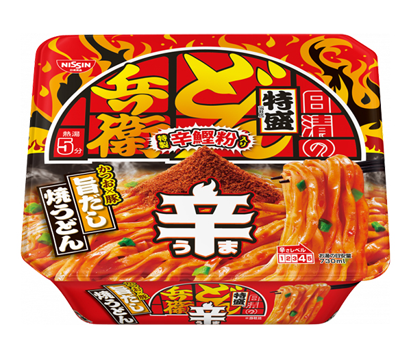 ★まとめ買い★　日清食品　日清の辛どん兵衛　特盛旨だし焼うどん　142ｇ　×12個【イージャパンモール】