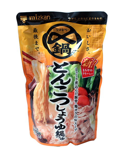 ★まとめ買い★　ミツカン　〆まで美味しい豚骨醤油鍋つゆ　７５０ｇ　×12個【イージャパンモール】