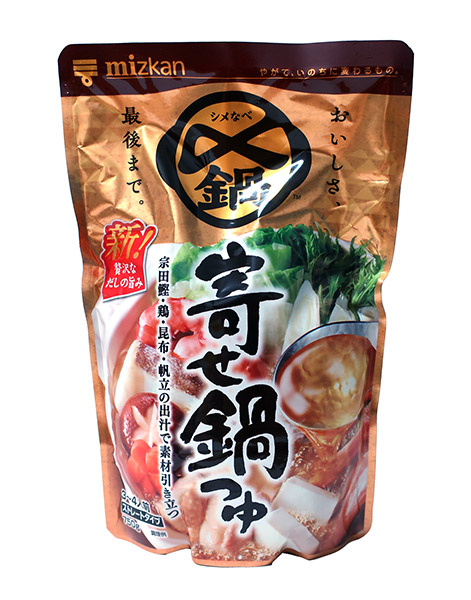 ★まとめ買い★　ミツカン　〆まで美味しい 寄せ鍋つゆ ストレート　750ｇ　×12個【イージャパンモール】