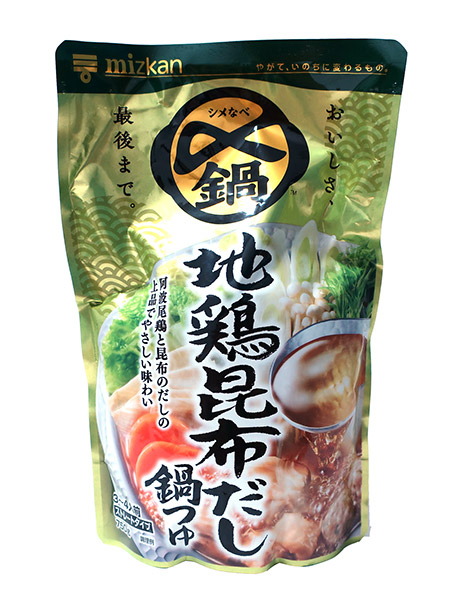 ★まとめ買い★　ミツカン　〆まで美味しい地鶏昆布だし鍋　750ｇ　×12個【イージャパンモール】