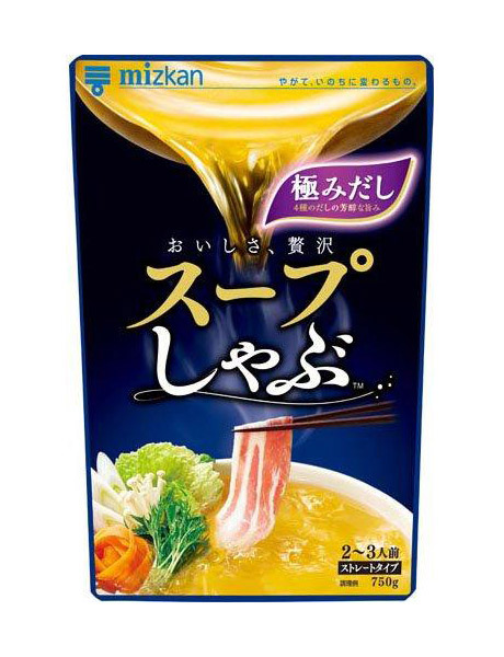 ★まとめ買い★　ミツカン　スープしゃぶ　極みだし　ストレート　７５０ｇ　×12個【イージャパンモール】