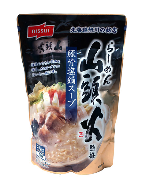 ★まとめ買い★　ニッスイ　らーめん山頭火監修 とんこつ塩味鍋スープ　700ｇ　×12個【イージャパンモール】
