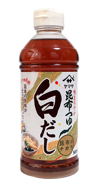 ★まとめ買い★　ヤマサ醤油　昆布つゆ白だし　500ｍｌ　×12個【イージャパンモール】
