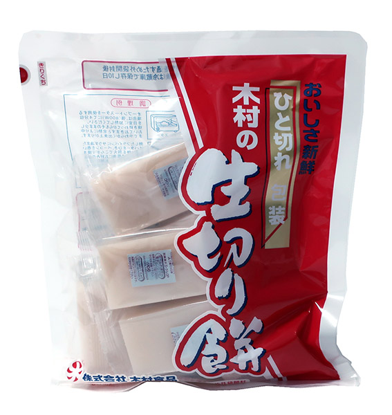 ★まとめ買い★　木村食品　生切り餅 ひと切れ包装　400ｇ　×12個【イージャパンモール】