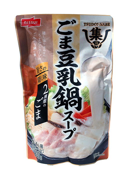★まとめ買い★　ニッスイ　集鍋ごま豆乳鍋スープ　650ｇ　×16個【イージャパンモール】