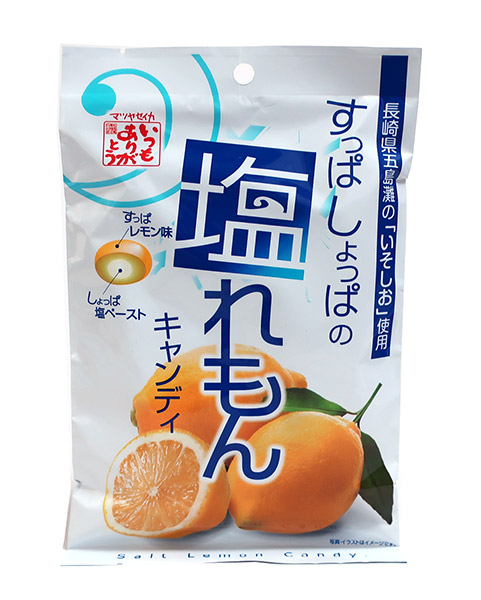 ★まとめ買い★　松屋製菓　すっぱしょっぱの塩れもんキャンディ　100ｇ　×20個【イージャパンモール】