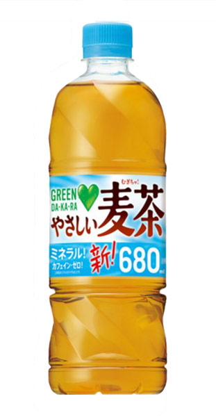 ★まとめ買い★　サントリーグリーンダカラやさしい麦茶 680ML　×24個【イージャパンモール】