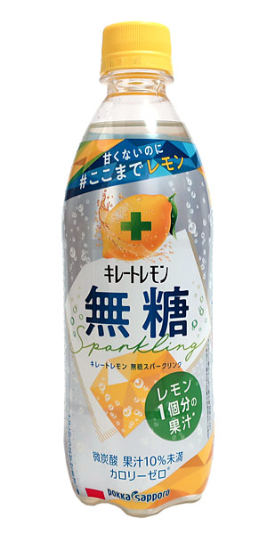 ★まとめ買い★　ポッカ　レモン無糖スパークリング５００ｍｌ　×24個【イージャパンモール】