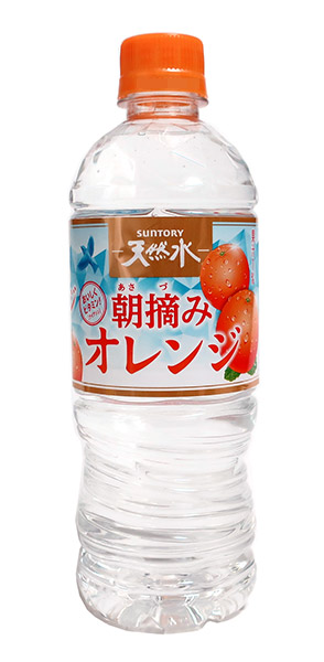 ★まとめ買い★　サントリー天然水 朝摘みオレンジ　ペット　540ml　×24個【イージャパンモール】