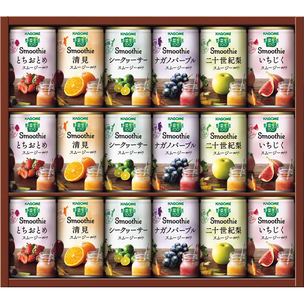 【送料無料】カゴメ　野菜生活１００　ご当地果実のとろけるスムージー（１８本）　ＹＳＧ−３０Ｎ【ギフト館】