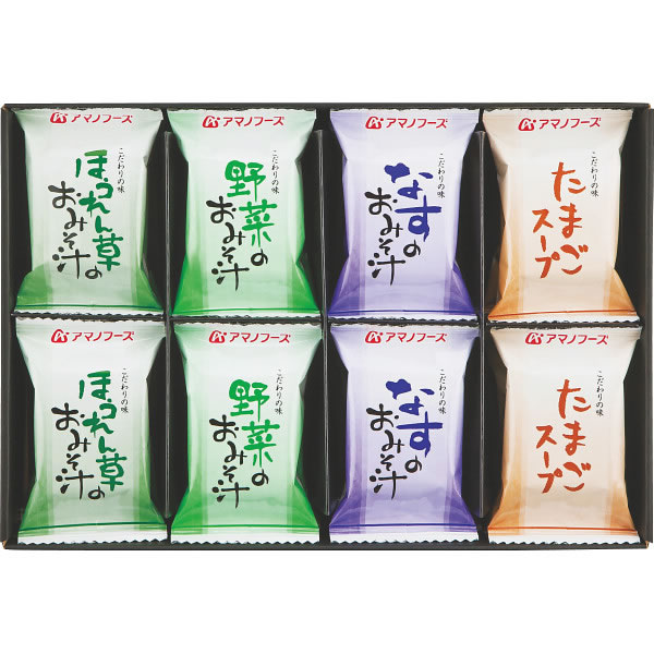 【送料無料】アマノフーズ　フリーズドライ　味わいづくしギフト（１６食）　Ｍ−２００Ａ　　　【ギフト館】