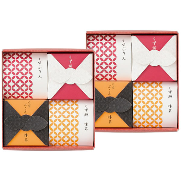 【送料無料】亀久堂　亀久堂　吉野葛すいーつ（くず餅・くずぷりん）詰合せ２段【ギフト館】