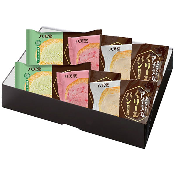 【送料無料】八天堂　まるでアイスなくりーむパン６個詰合せ　Ｃ１６６【ギフト館】