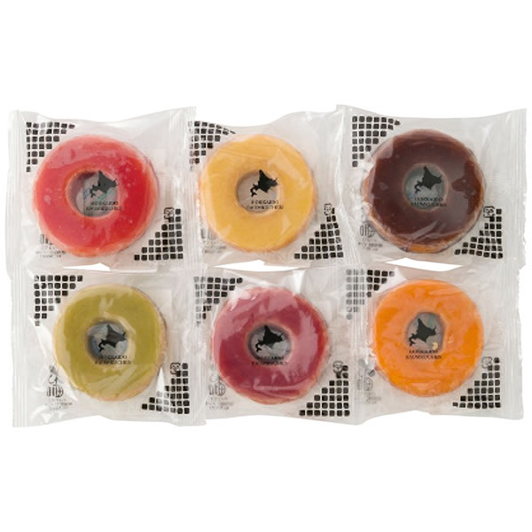 【送料無料】北海道カラフルバウムクーヘン　７４００４６【ギフト館】